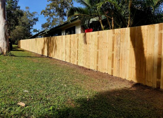 Treated pine paling fence Emerald Beach