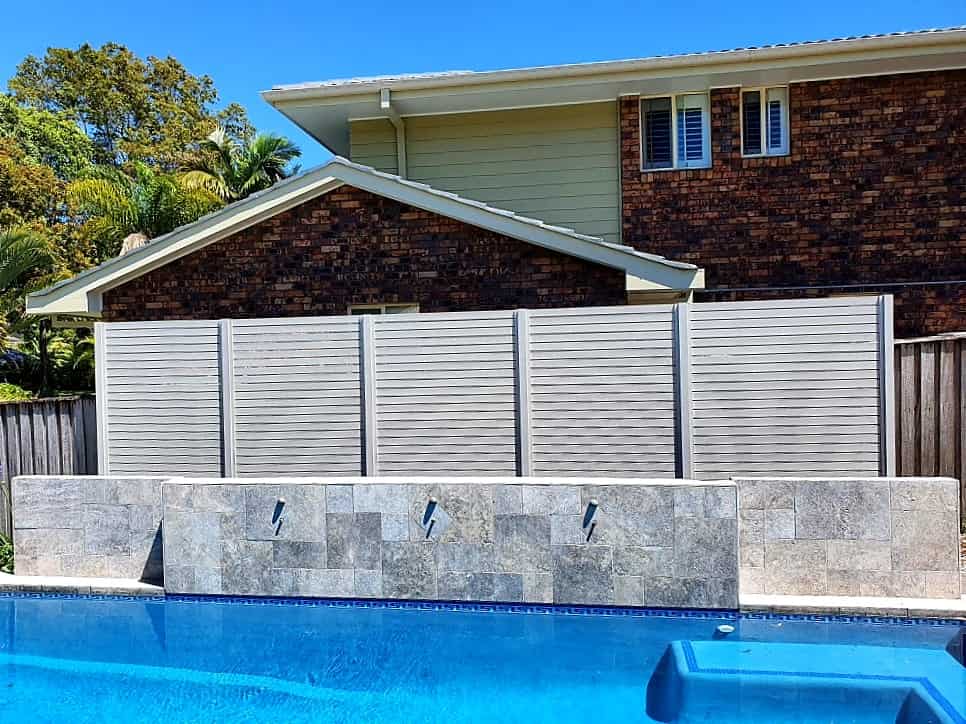 fence installer Knotwood Aluminium batten fence Korora